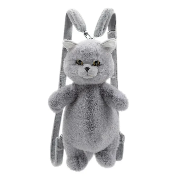 Russian Blue Cat Backpack - Image 6